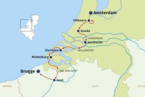 GUIADO >> DE AMSTERDA A BRUGES >> BIKE TOUR >> 7 NOITES