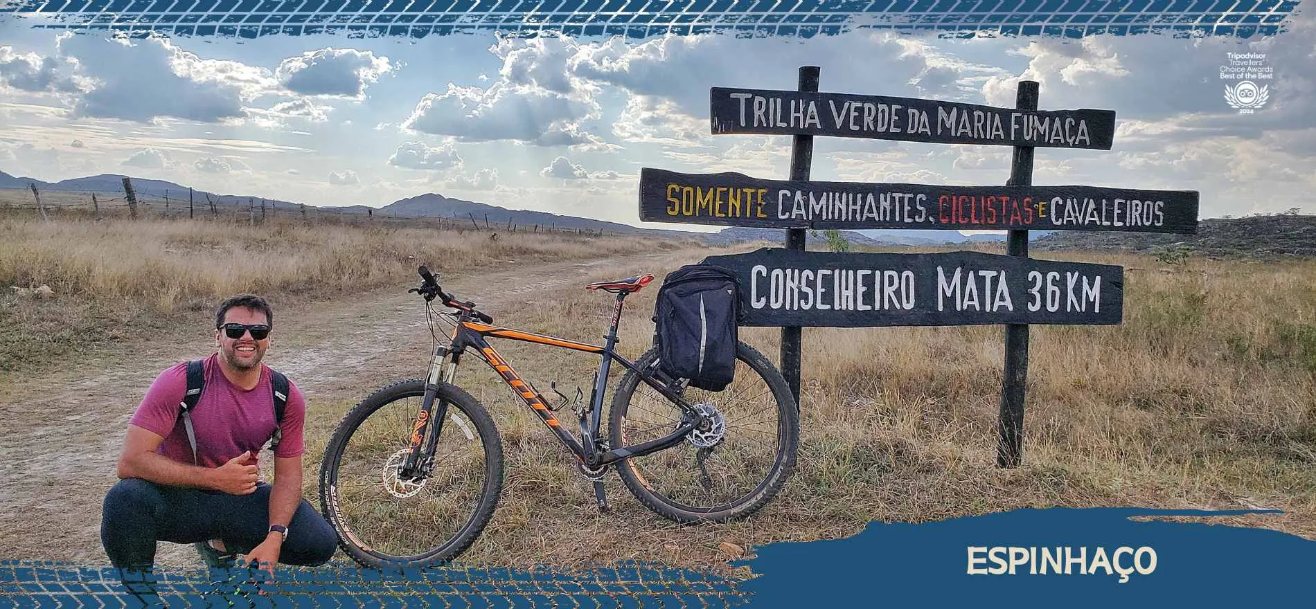 GUIADO>>CORDILHEIRA DO ESPINHAÇO>> MOUNTAIN BIKE TOUR>> 4 NOITES